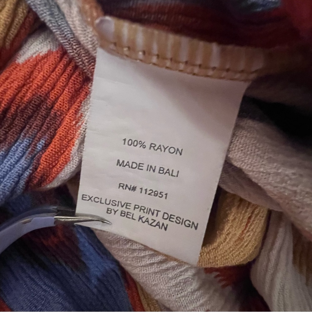 Anthropologie Bel Kazan Kyra Kimono Colorful One Size bohemian - Picture 10 of 13